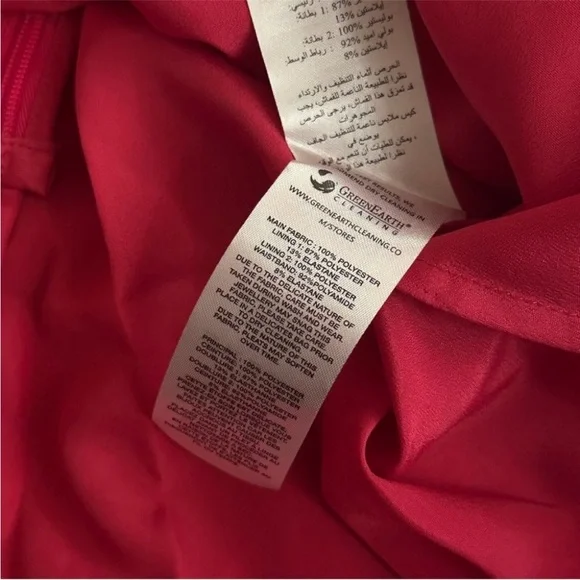 NWT Self-Portrait Off Shoulder Chiffon Mini Dress in Redsize UK 8 / US 4